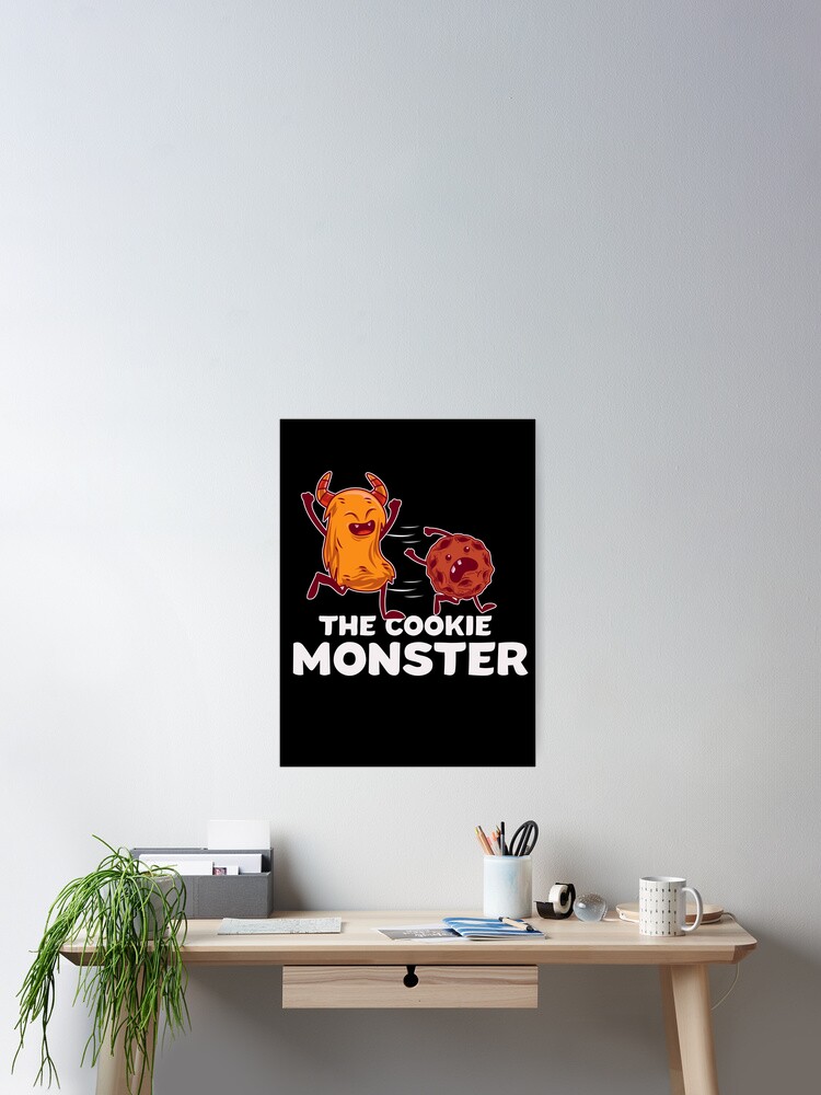 Cookies Monster Bakery Baker Gift For Kid Children Poster By Pubi Redbubble