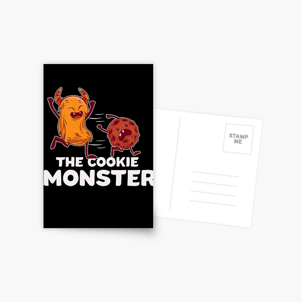 Cookies Monster Bakery Baker Gift For Kid Children Greeting Card By Pubi Redbubble