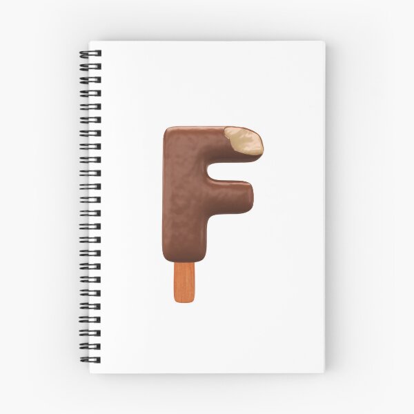 Item preview, F Ice Cream F Letter 3d Alphabet Chocolate designed and sold by HelloFromAja.