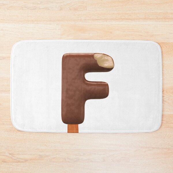 Item preview, F Ice Cream F Letter 3d Alphabet Chocolate designed and sold by HelloFromAja.