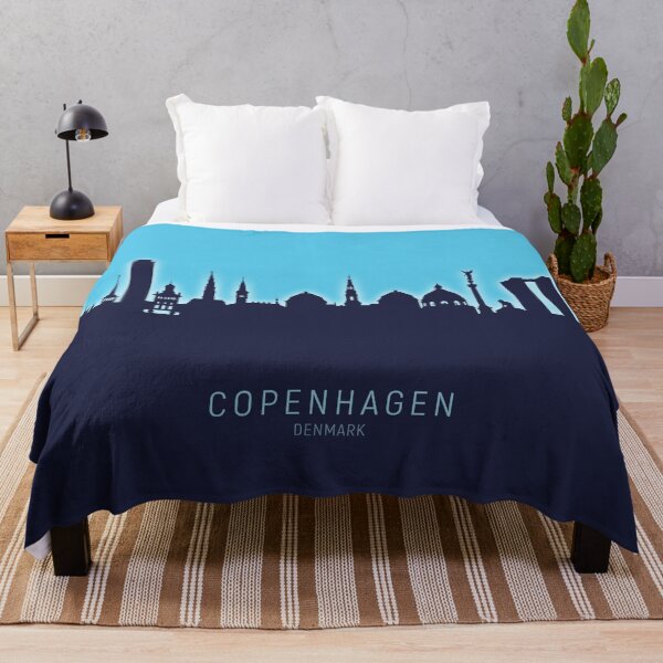 Item preview, Copenhagen Denmark Skyline designed and sold by ArtPrints.