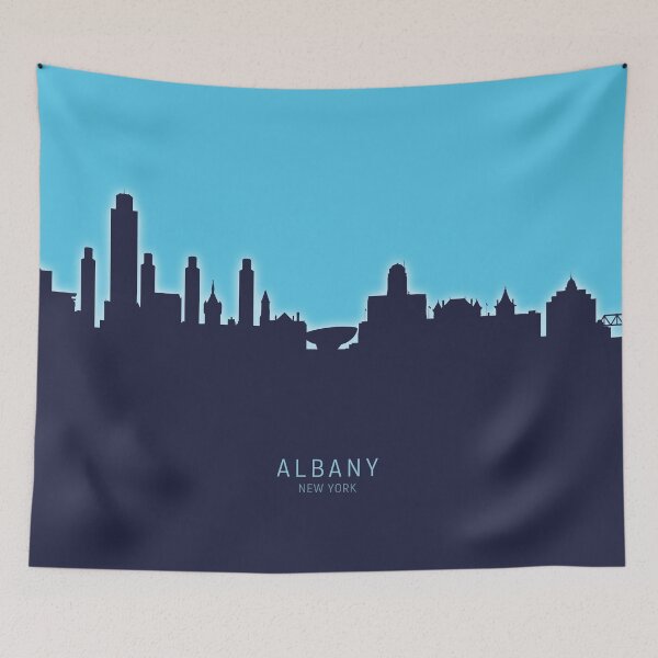 Item preview, Albany New York Skyline designed and sold by ArtPrints.