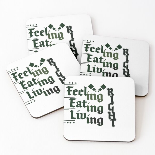 Item preview, Feel eat and live right designed and sold by Kajusmcr.