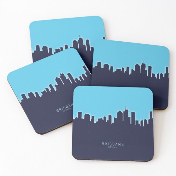 Item preview, Brisbane Australia Skyline designed and sold by ArtPrints.