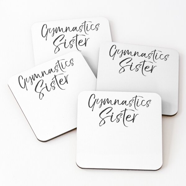 Artikelvorschau, Gymnastics Sister Gymnastics Quote entworfen und verkauft von TNDesignStudio.