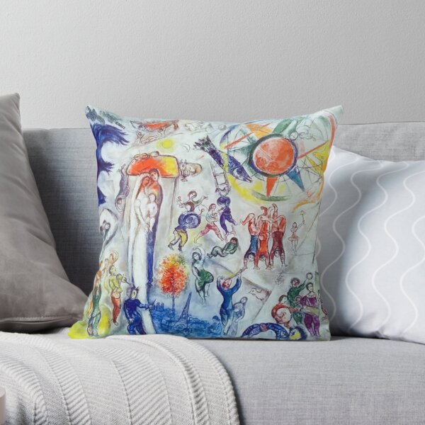 La vie selon chagall Coussin