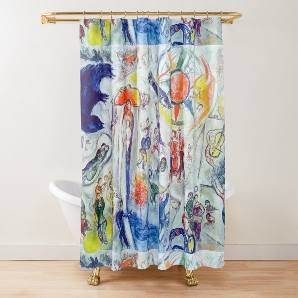 La vie selon chagall Shower Curtain