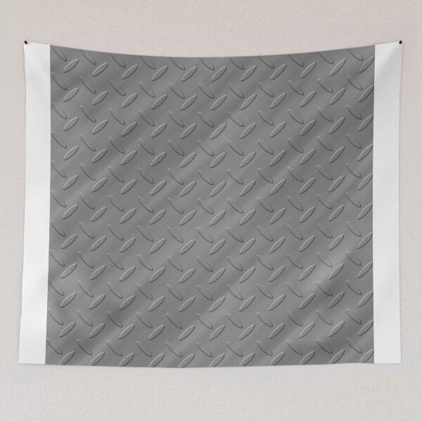 Item preview, Metal - silver checker plate designed and sold by RemainingSpirit.