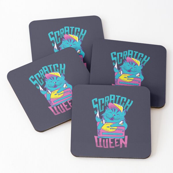 Item preview, Cat DJ, record player, scratching designed and sold by DerSenat.