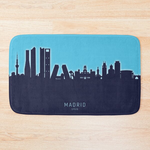 Aperçu de l'œuvre Madrid Spain Skyline créée et vendue par ArtPrints.