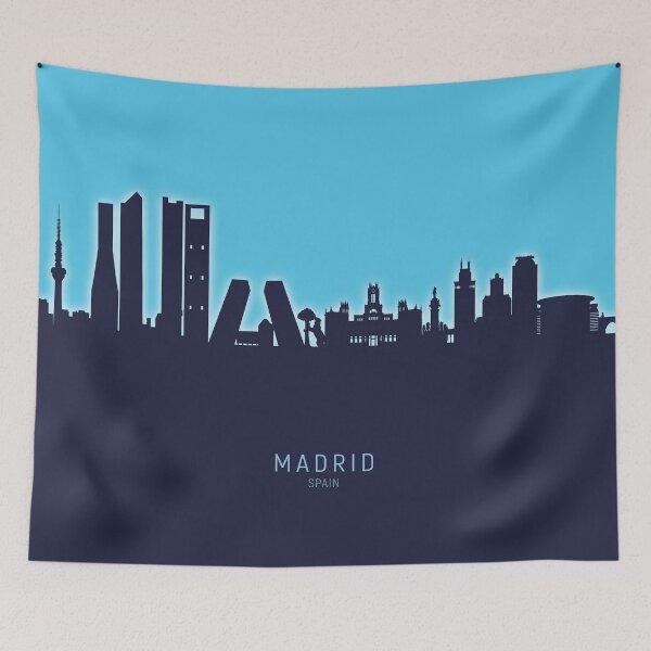 Item preview, Madrid Spain Skyline designed and sold by ArtPrints.