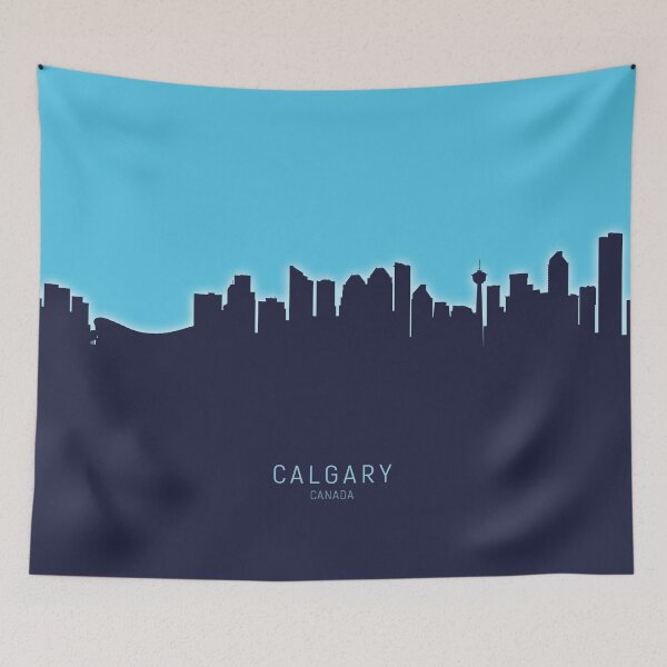 Item preview, Calgary Canada Skyline designed and sold by ArtPrints.