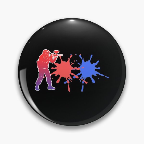 Item preview, Paintball paint blot marker team sport gift designed and sold by redshirtz.
