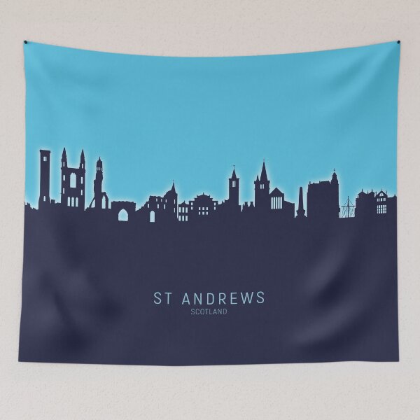 Artikelvorschau, St Andrews Scotland Skyline entworfen und verkauft von ArtPrints.