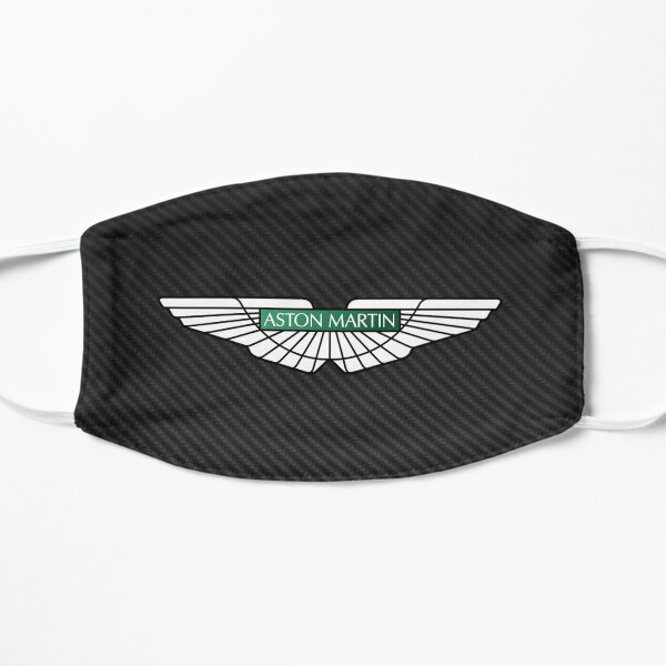 Aston Martin logo on carbon background Mask