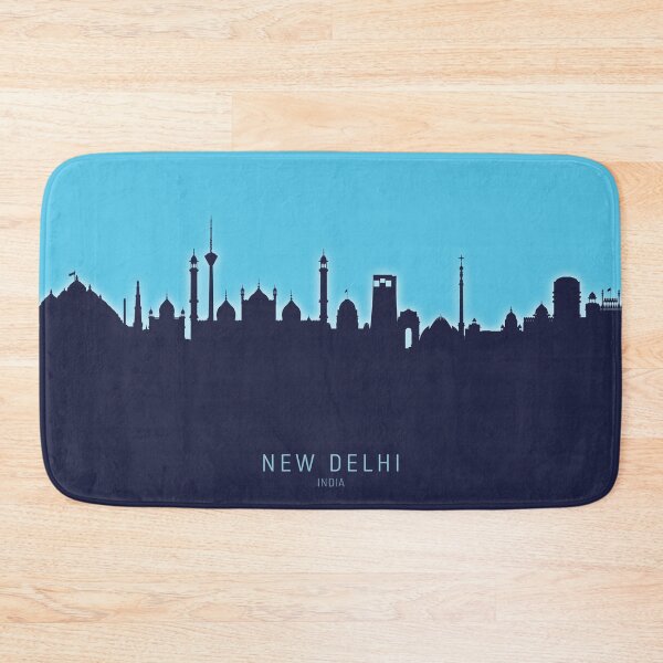 Item preview, New Delhi India Skyline designed and sold by ArtPrints.