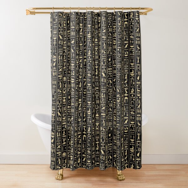 Item preview, Black & Gold Hieroglyphics  designed and sold by Curtis Ryan Woodside Productions.