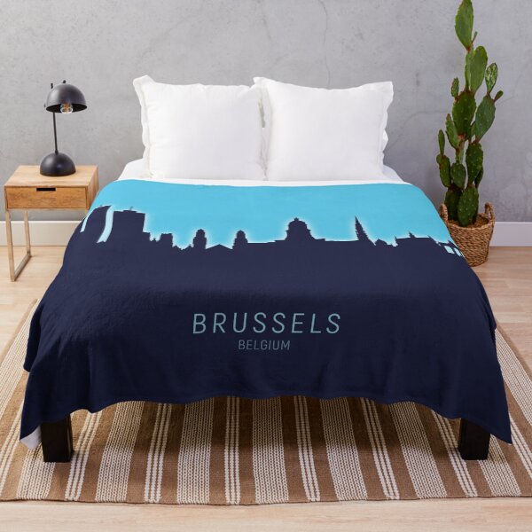 Item preview, Brussels Belgium Skyline designed and sold by ArtPrints.