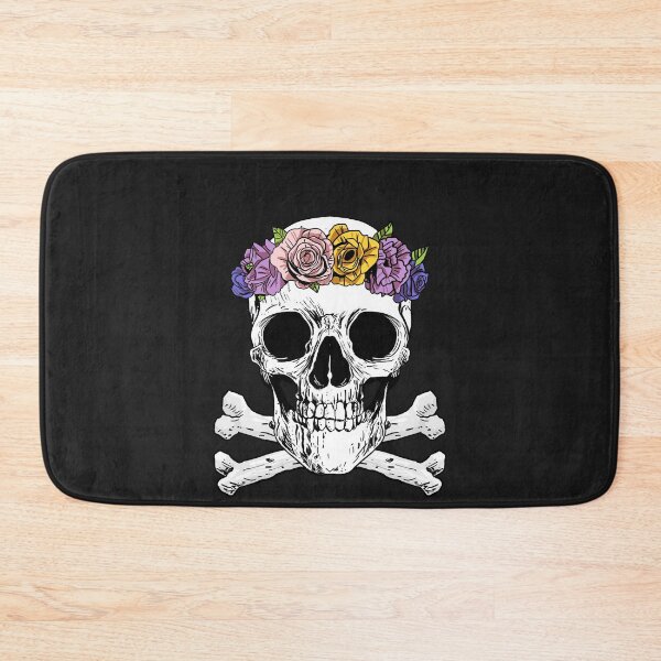 Item preview, flower skull designed and sold by dazed-draft.
