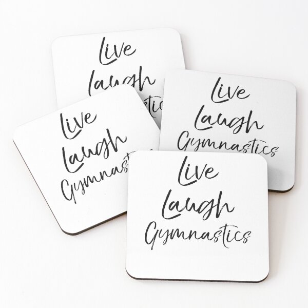 Item preview, Love Laugh Gymnastics Gymnastics Quote designed and sold by TNDesignStudio.