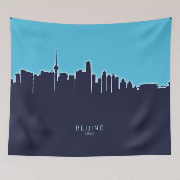 Item preview, Beijing China Skyline designed and sold by ArtPrints.