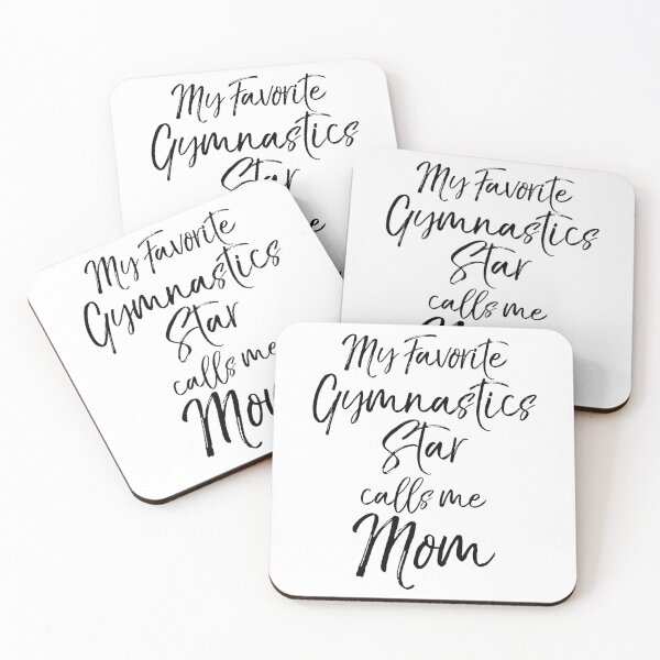 Artikelvorschau, Mother's Day My Favorite Gymnastics Star Calls Me Mom Gymnastics Quote entworfen und verkauft von TNDesignStudio.
