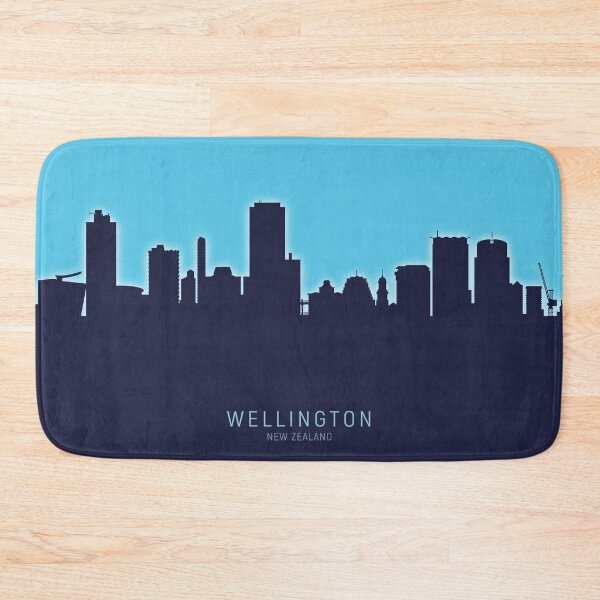 Item preview, Wellington New Zealand Skyline designed and sold by ArtPrints.