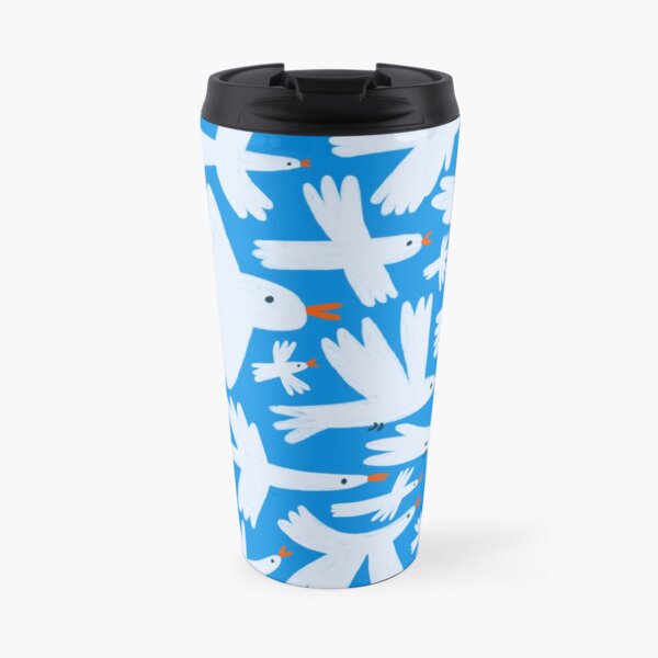 Cute spring birds Travel Coffee Mug