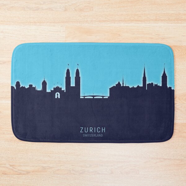Item preview, Zurich Switzerland Skyline designed and sold by ArtPrints.