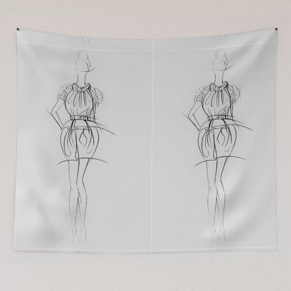 Item preview, Fashion drawing designed and sold by FONESAY.