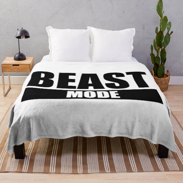 Artikelvorschau, Beast Mode Gym Zitat entworfen und verkauft von maniacfitness.