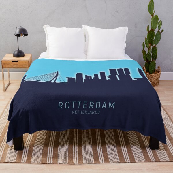 Artikelvorschau, Rotterdam The Netherlands Skyline entworfen und verkauft von ArtPrints.
