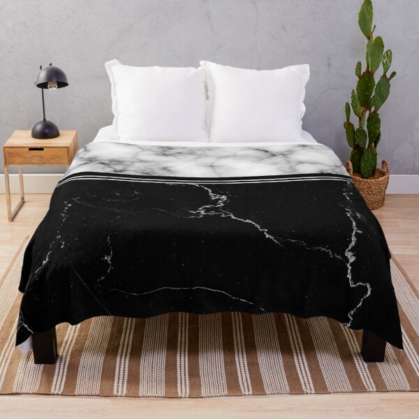 Item preview, Elegant silver and black marble designed and sold by KA DESIGNS.