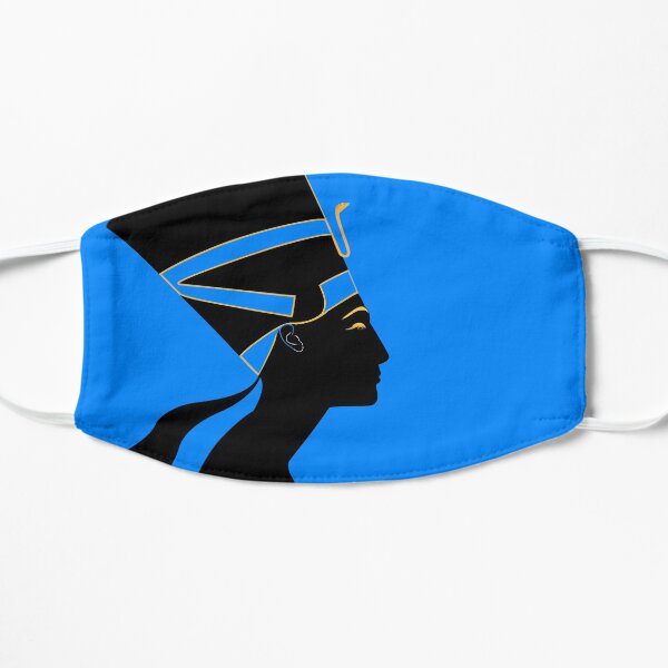 Gold & Black Nefertiti Flat Mask