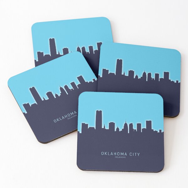 Aperçu de l'œuvre Oklahoma City Skyline créée et vendue par ArtPrints.