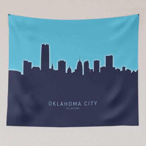 Aperçu de l'œuvre Oklahoma City Skyline créée et vendue par ArtPrints.