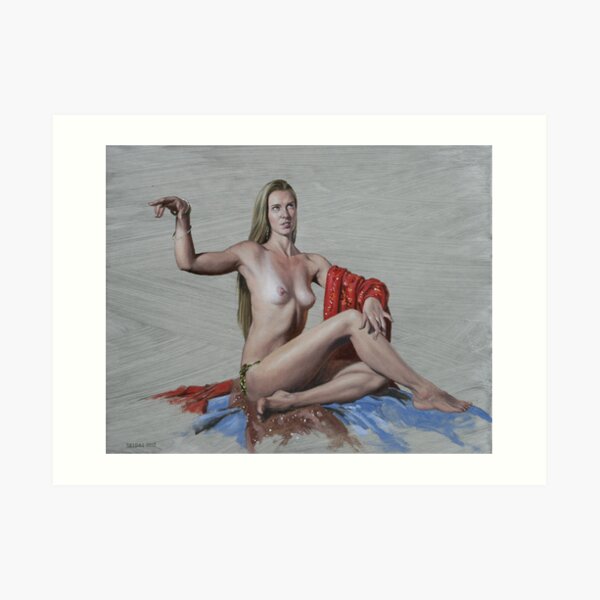 Belly Dancer Art Print