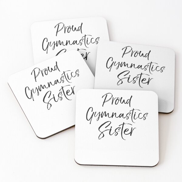 Artikelvorschau, Proud Gymnastics Sister Gymnastics Quote entworfen und verkauft von TNDesignStudio.