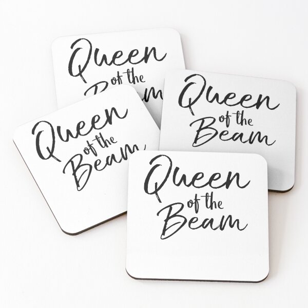 Item preview, Queen of the Beam Gymnastics Quote designed and sold by TNDesignStudio.