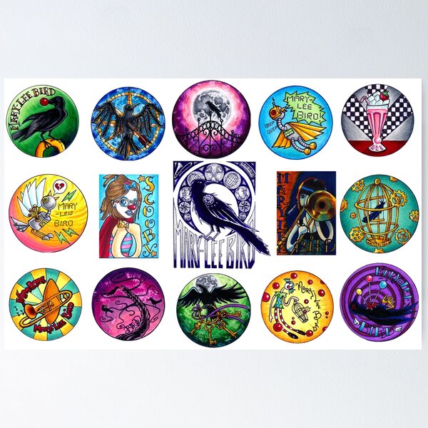 Item preview, Bird Mash UP designed and sold by Jes Martin.