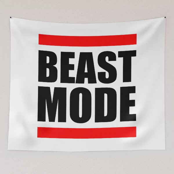 Item preview, Beast Mode Gym Motivational designed and sold by maniacfitness.