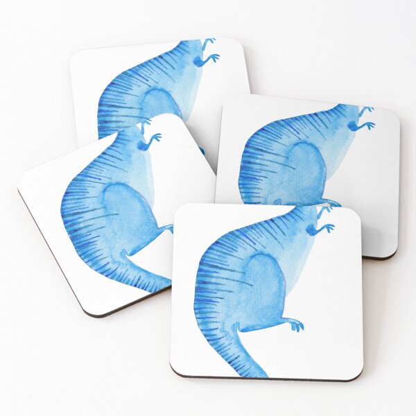 Item preview, Blue dino | watercolor children illustration |  designed and sold by alisonsadler.