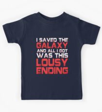Camiseta para niños TODO LO QUE TENGO FUE ESTE LOUSY ENDING - Mass Effect camisa de rabia final