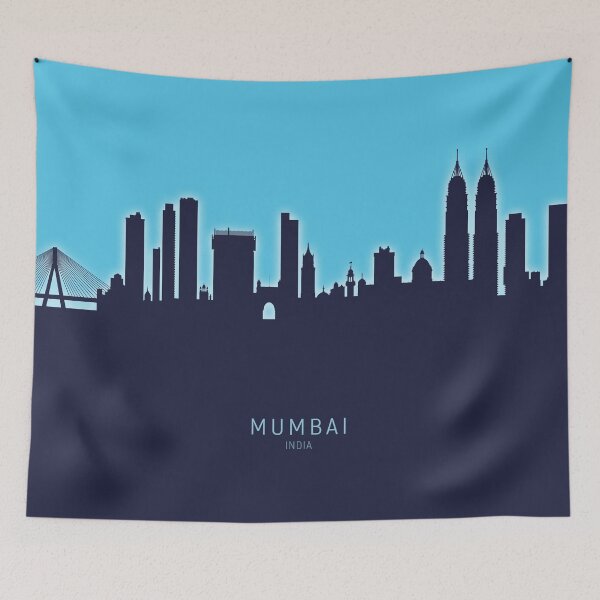 Item preview, Mumbai Skyline India Bombay designed and sold by ArtPrints.