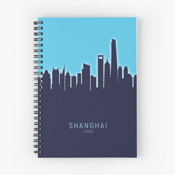 Artikelvorschau, Shanghai China Skyline entworfen und verkauft von ArtPrints.