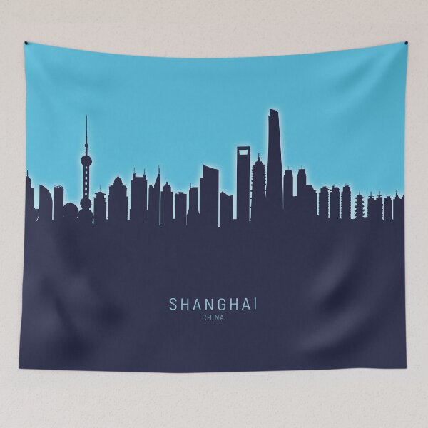 Item preview, Shanghai China Skyline designed and sold by ArtPrints.