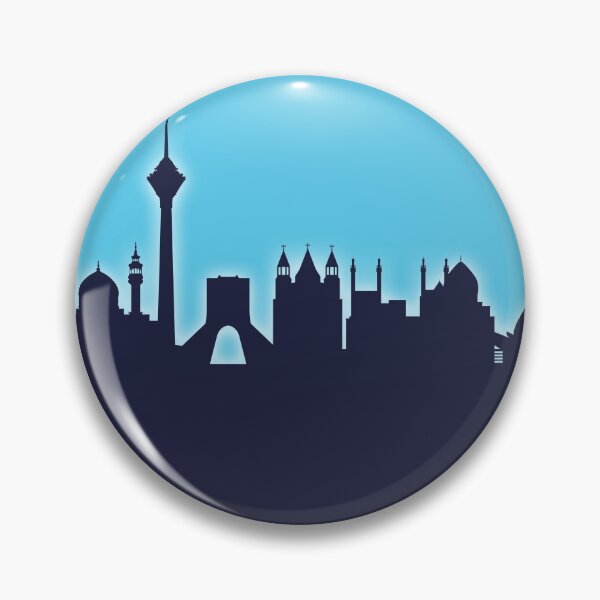 Item preview, Tehran Iran Skyline designed and sold by ArtPrints.