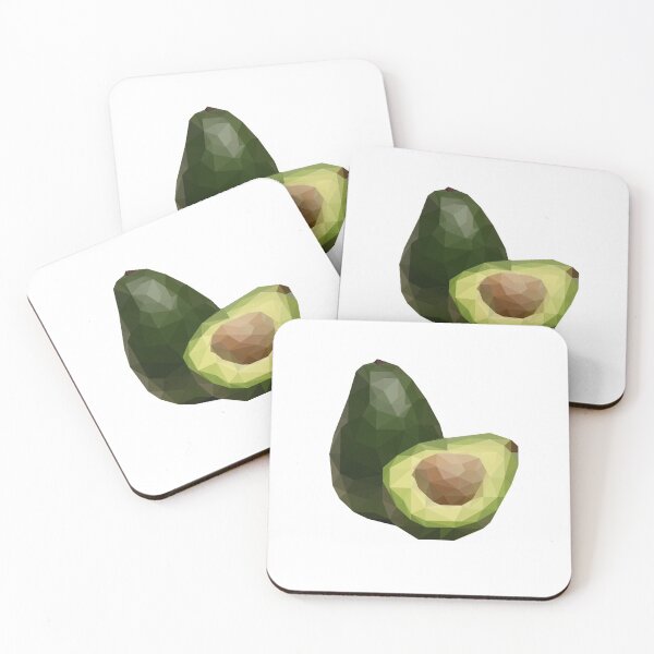 Item preview, Low Poly Avocado Art – Modern Geometric Fruit Design designed and sold by OrangePoly.