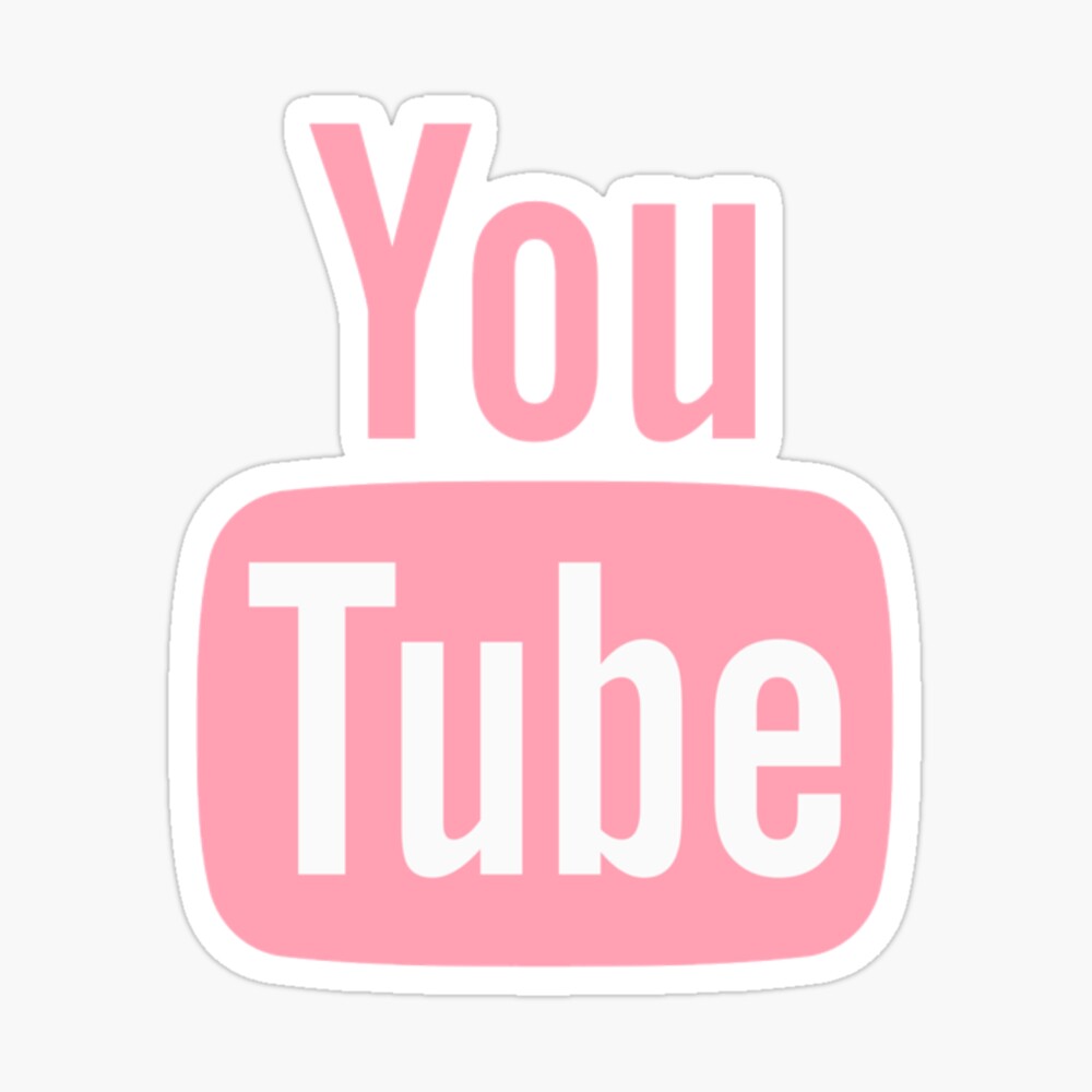 Pink Youtube Pin By Jacey W Redbubble