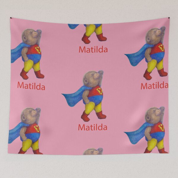 Item preview, MATILDA Super Hero Yoga Bear designed and sold by MonicaArtist.